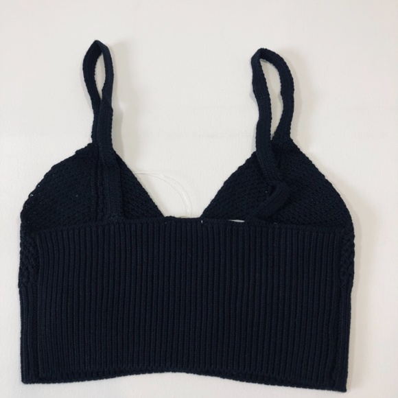 Free People Black You Wanna Brami Crochet Bra Top - Picture 8 of 12